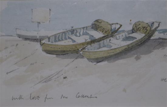 Hugh Casson Boats 9 x 14cm